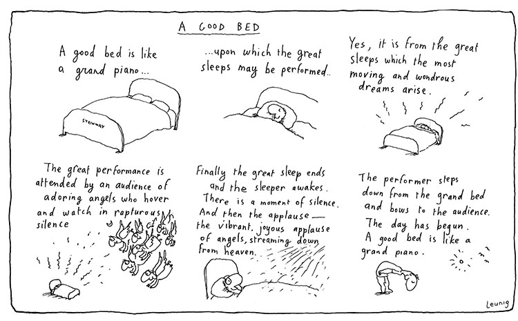 Leunig A Good Bed