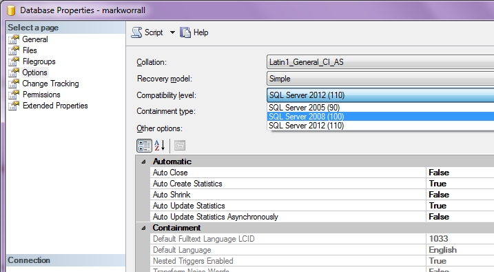 How To fix a SQL Server Database Corrupted Due to Compatibility Level