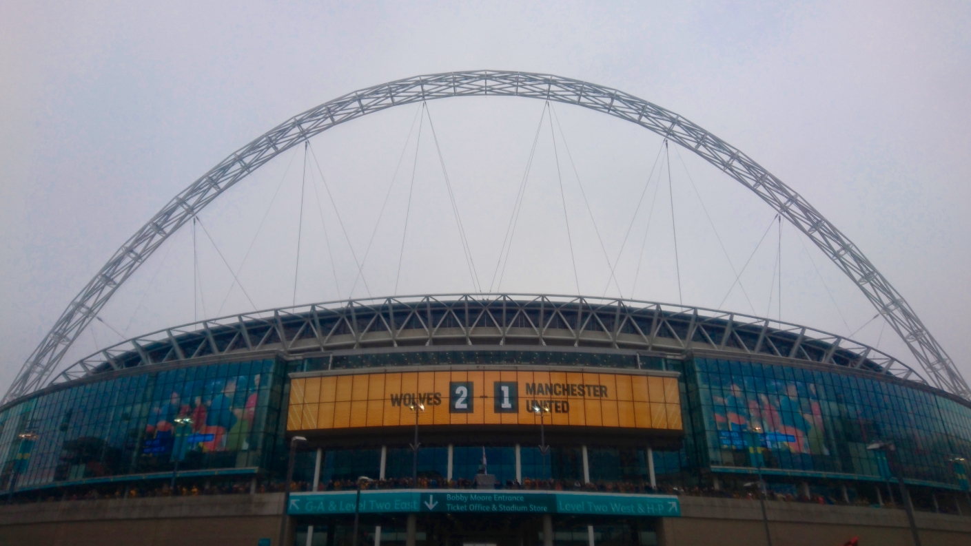 Wembley Wolves 2 Manchester United 1