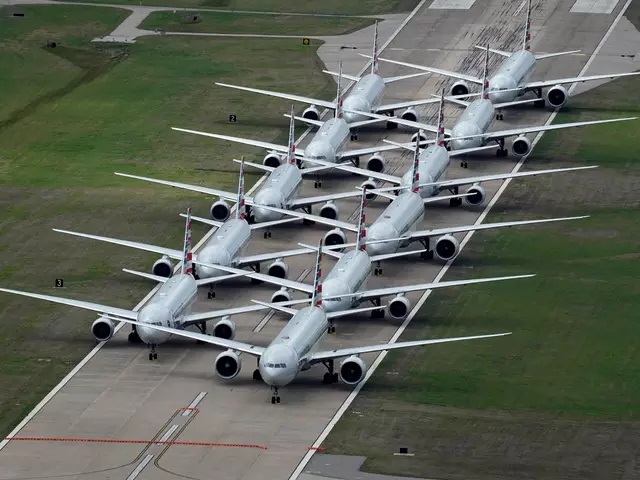 parked planes