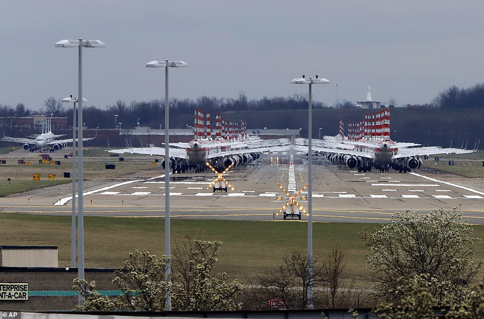 parked planes