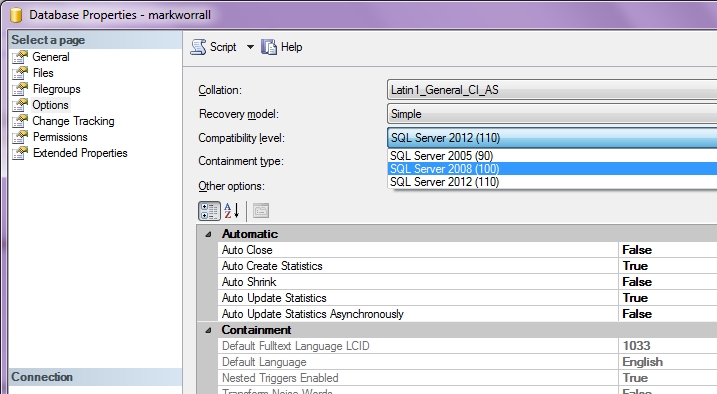 How To fix a SQL Server Database Corrupted Due to Compatibility Level